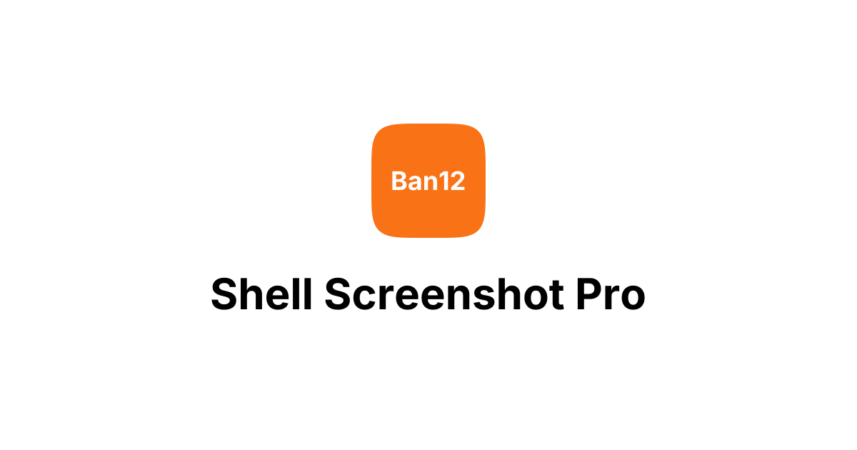Shell Screenshot Pro - Shortcut Gallery by undefined